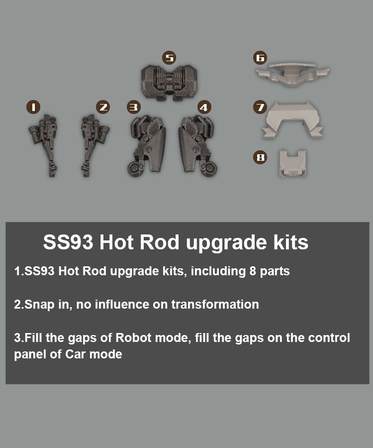 Go better studio GB-1076 upgrade kit for SS93 Hot Rod,in stock