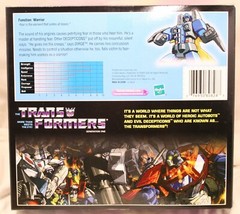 G1 Transformers Commemorative Series VII Reissue DIRGE Hasbro 2003 SEALED