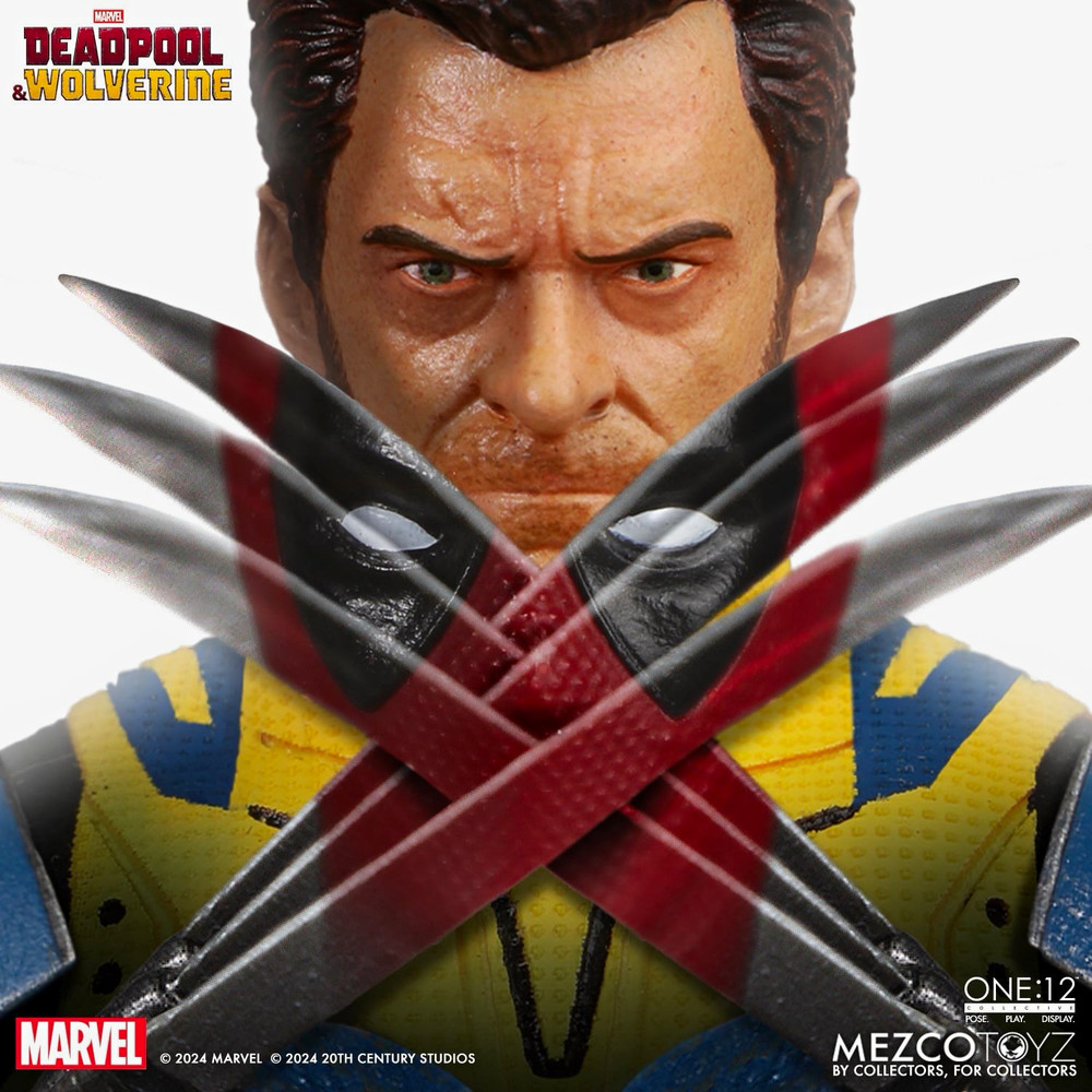 Mezco Toyz ONE:12 Wolverine & Deadpool Marvel Deadpool & Wolverine Figure 2024
