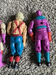 1980’s Lot Of 12 Full Figures 2 For Parts. Lanyard Cobra Light Foot, Skidmark