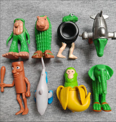 8 PCS Italian Brainrot Meme Shark Figures Toys Tralalero Tralala Action Figure