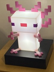 Minecraft Light up Axolotl #003 Series 1 Paladone Light
