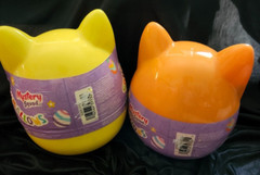 2 x Original SQUISHMALLOWS Mystery Squad Mystery Plush- Orange & Yellow 9.5″ T