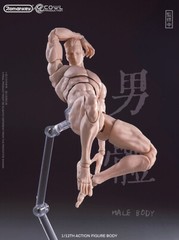Romankey X COWL 1/12 Action Figure Male Muscle Body &Head Flexible 6″ Model Doll