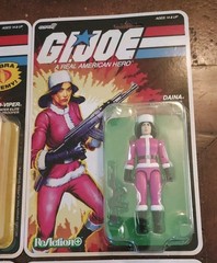 Super7 G.I. Joe ReAction Retro Hydro Viper, Chuckles, Flash And Diana Lot Of 4
