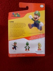 Super Mario LUIGI Jakks Pacific Exclusive 2.5″ Figure Brand New Nintendo