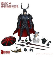 SAVAGE CRUCIBLE HARVINGER STUDIOS 1:12 ELRIC OF MELNIBONE 6” ACTION FIGURE MISB!