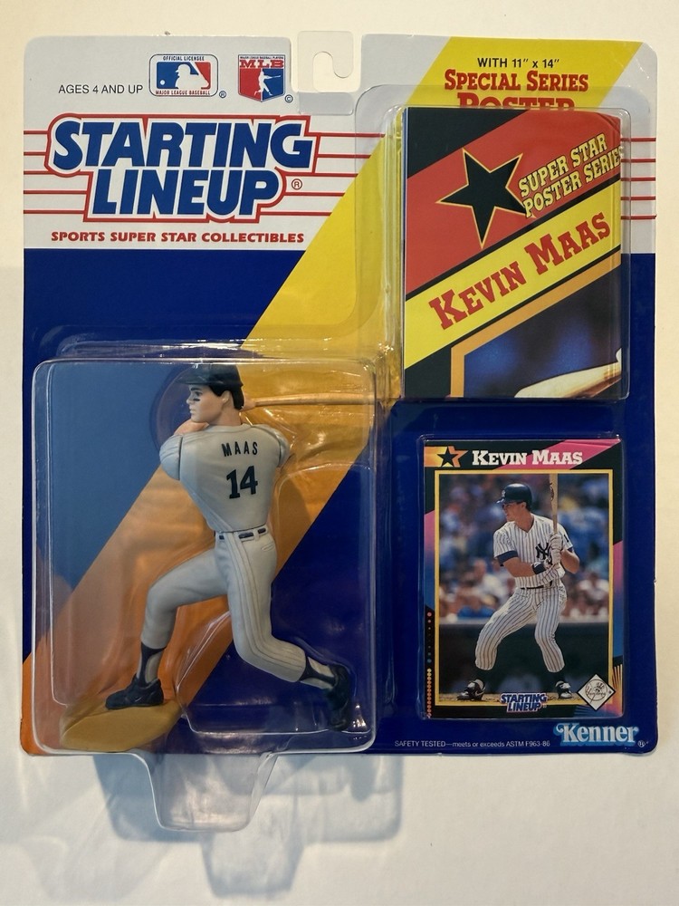 💥⚾️ 1992 KEVIN MAAS NY New York Yankees Starting Lineup – MLB – ⚾️💥