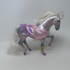 Kenner Fashion Fillies Chloe Horse Figure Silver Mare White Brushable Mane READ