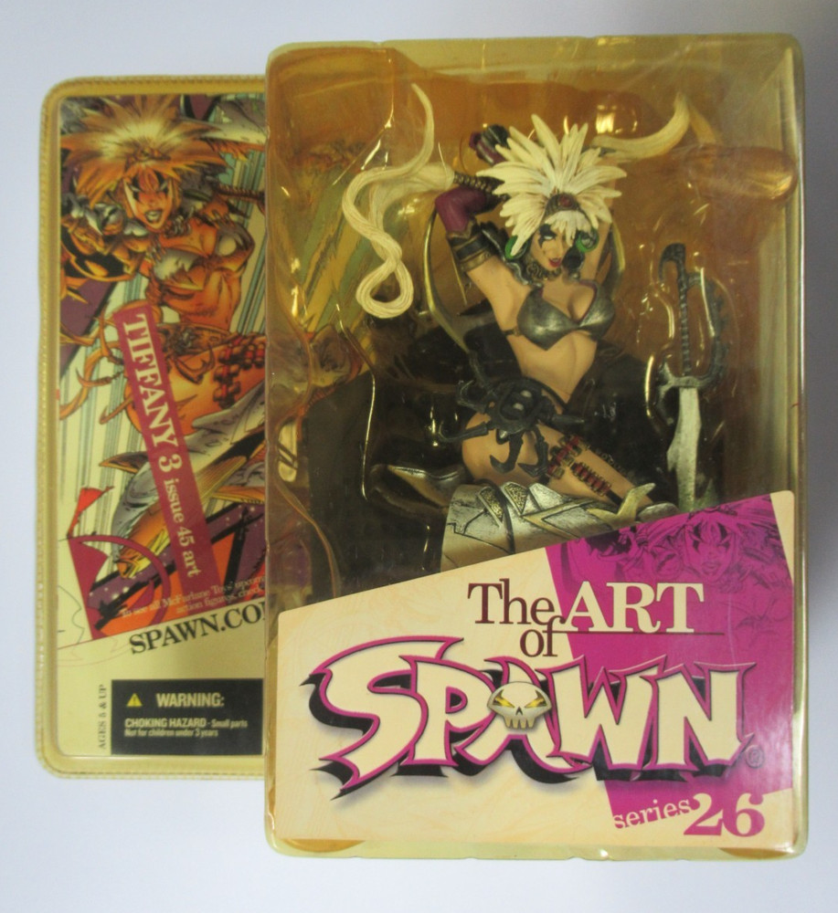 2004 McFarlane Art of Spawn Tiffany 3 Issue 45 Series 26