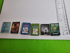 Mini Brands Books Lot Set of 6 Miniature 1/6 Scale Accessories Zuru Toys