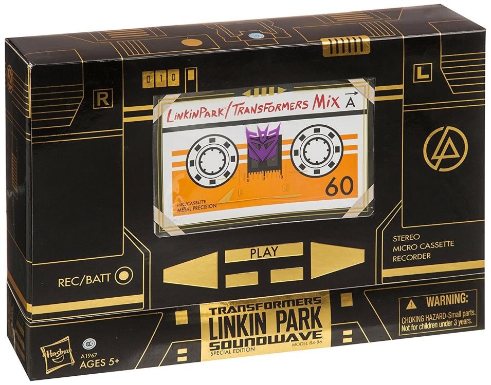 Soundwave Gold Version Linkin Park Edition | Transformers G1 Platinum Edition