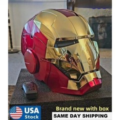 Autoking Iron Man Helmet MK5 1/1 Voice-controlled Mask Transform Cosplay Prop US