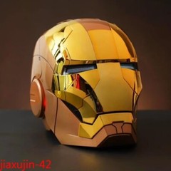 AUTOKING 1:1 Wearable JARVIS Voice Control Cosplay Iron Man MK5 Helmet Mask Gift