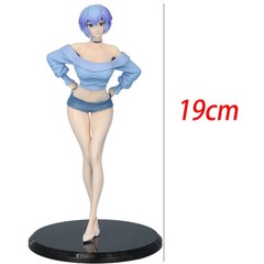 Ayanami Rei19cm Japanese Anime Girl Pvc Action Figure Toy Gk Game Statue Adult