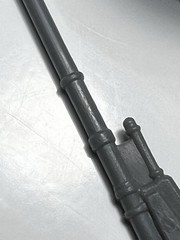 VINTAGE STAR WARS ROTJ 1985 BARADA YAK FACE NIKTO SPEAR STAFF WEAPON ACCESSORY