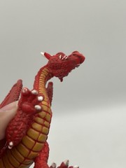 2 Dragon Action Figures 2007 Green Yellow “Dark Dargon” & Plastoy Red Yellow 👀