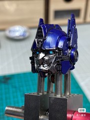 ThreeZero Transformers DLX Optimus Prime Custom Head (Magnetic light) US Seller