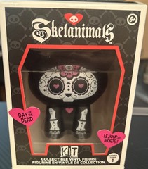 Skelanimals KIT The Cat Kitten Day Of The Dead Series 1 Hasbro Vinyl Figure NEW