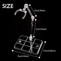 10pcs Action Figure Display Stand Holder Base