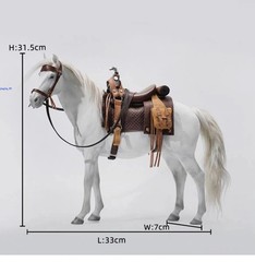 Jxk 1/6 Red Dead Redemption‌ Simulation Horse Model Resin Animal Figurine Gift
