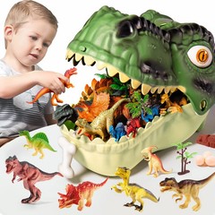 Dinosaur Toys for Kids 3-5,45PCS Realistic Jurassic Dinosaurs Figures with Eg…