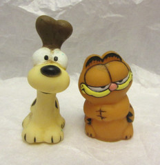 VTG LOT GARFIELD & ODIE Pencil Sharpener, Figures, On Scooter, 3 Dispenser, PAWS