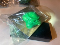Vintage 1991 TMNT Ralston Eraser Heads In Original Wrapper & Different Color Hue