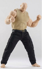 1/12 Black combat pants for 7″ strong figure McFarlane Bane Nota Mezco WWE ❶USA❶
