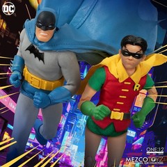 Mezco Toys One:12 Batman Robin Golden Age Edition Anime Action Figure In Stock