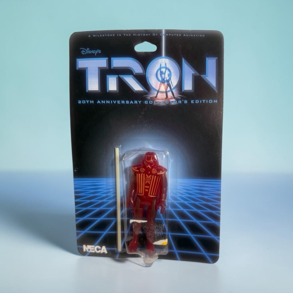 Warrior TRON 2002 20th Anniversary NECA Disney 4″ Action Figure Sealed Read Desc