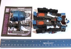 Transformers War For Cybertron SCRAPFACE Deluxe Class + Upgrade Kit – Complete