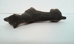 Vintage Doberman Pinscher 4 3/4″ Tall Rubber Dog Figure Hong Kong 1970’s