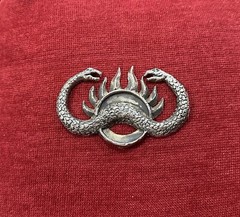 Conan the barbarian Thulsa Doom Silver Bronze Metal Decal