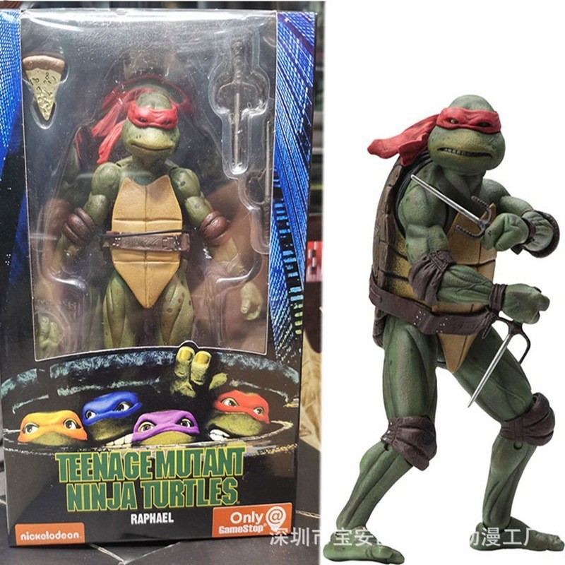 NECA Ninja Turtles 1990 Movie TMNT Teenage Toys Mutant 7″ Action Figure – BNIB~