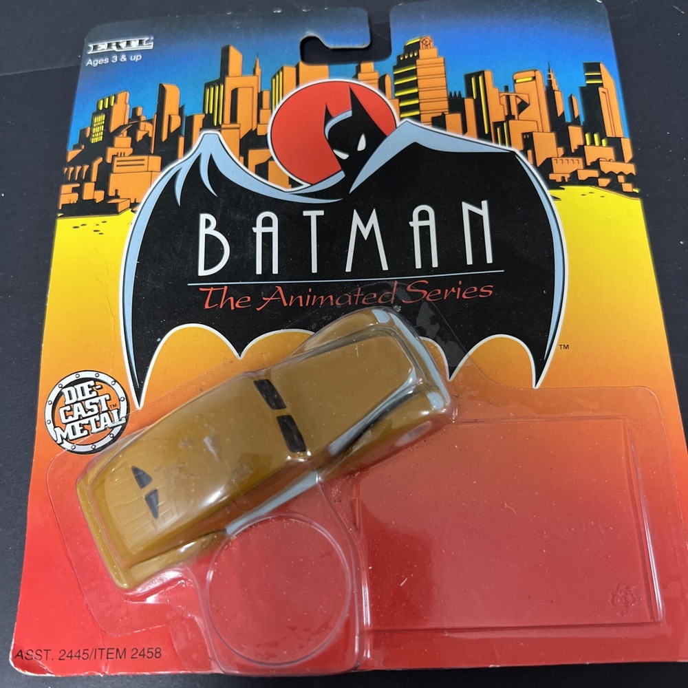 Batman The Animated Series Die Cast Metal Bruce Wayne’s Car Figure Vintage
