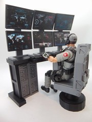Custom 1:12 Tactical Map Surveillance Command Center Computer Screen Upgrades