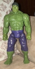 Vintage Marvel Hulk Action Figure Green Purple Comic Book Heroes Plastic