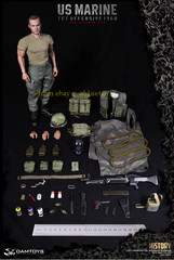 Damtoys 1/6 78038 Us Marine Tet Offensive 1968 Action Figure In Stock Collectibl