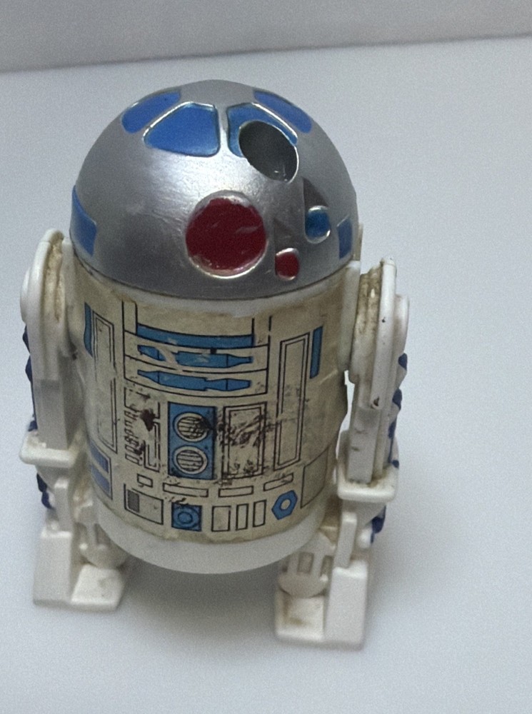 Vintage Star Wars Last 17 Glasslite Brazilian R2-D2 Pop-up No Saber Rare *124