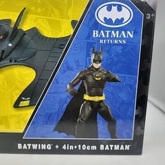 DC Spin Master Batman Returns Batwing & 4” Figure 85 Yrs Keaton Limited Edition
