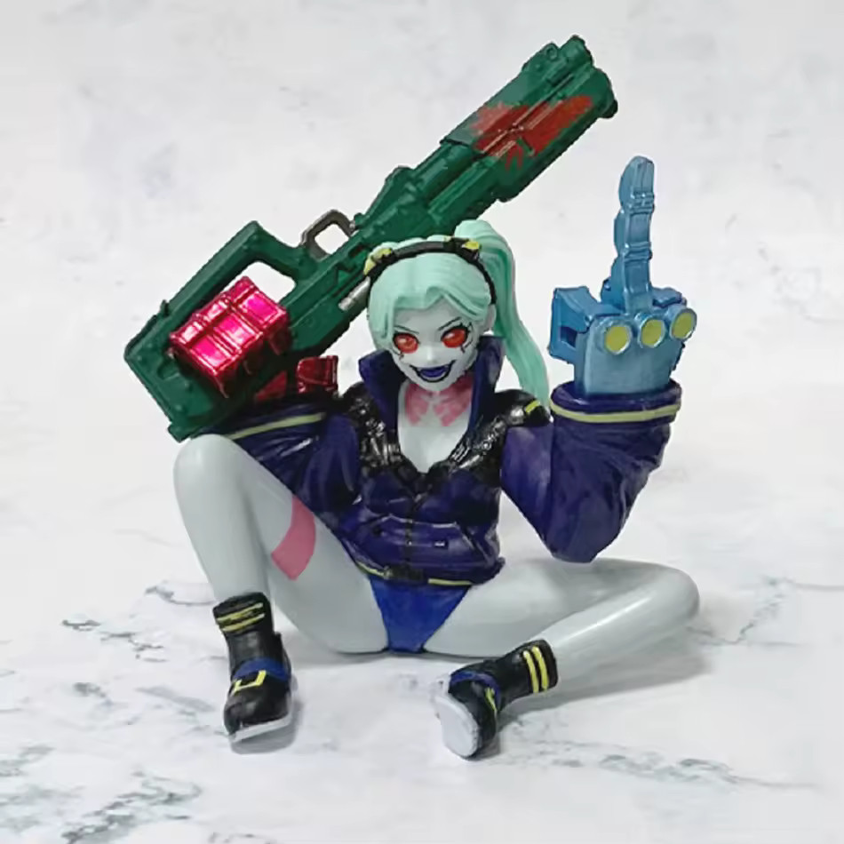 Rebecca Figure Cyberpunk Edgerunners Anime PVC Standing Action Model Collectible