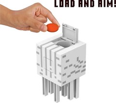 Minecraft Fireball Ghast Figure with 10 Discs for Kids Ages 6 and Up