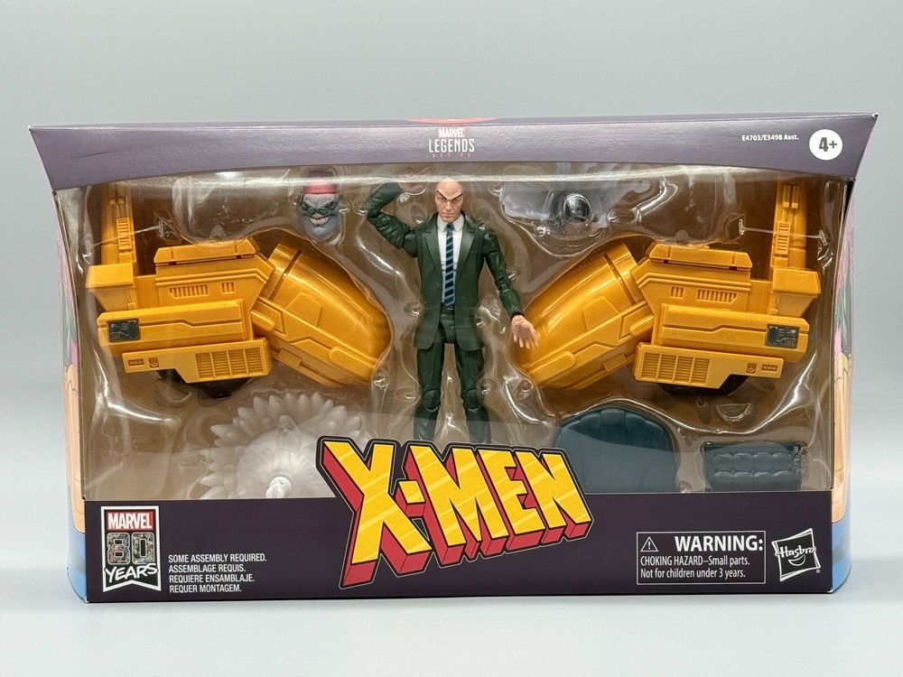 PROFESSOR XAVIER X Hover Chair 6″ X-Men Marvel Legends Shadow King head SEALED