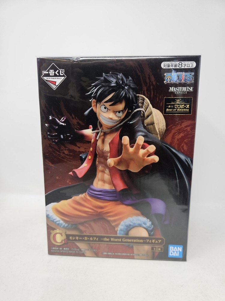 Bandai Ichiban Kuji One Piece Monkey D. Luffy Worst Generation Figure Boxed