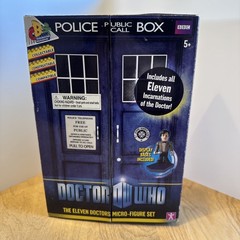 Doctor Who The Eleven Doctors Micro-Figure Set Character Building NIP