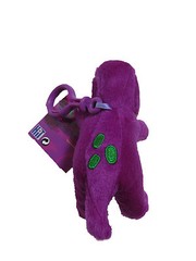 ** R@RE ** Barney 5.5″ Plush Key-Chain Clip-On BRAND NEW