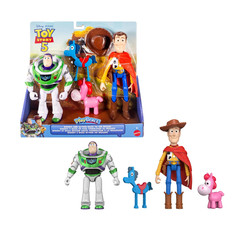 Disney and Pixar Toy Story 5 Woody & Buzz Lightyear Playscale Toy Pack, 7 Inch A