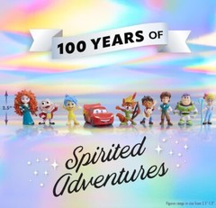 NEW Disney 100 Years Of SPIRITED ADVENTURES – 9 Figure Set Toy Limited Edition