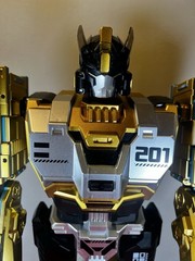 TRANSFORMING ROBOT SAMS CLUB MEMBER’S MARK HUGE 23″ GOLDTONE TO BLUE TOY TESTED